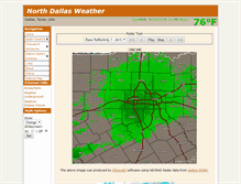 Tablet Screenshot of northdallasweather.com